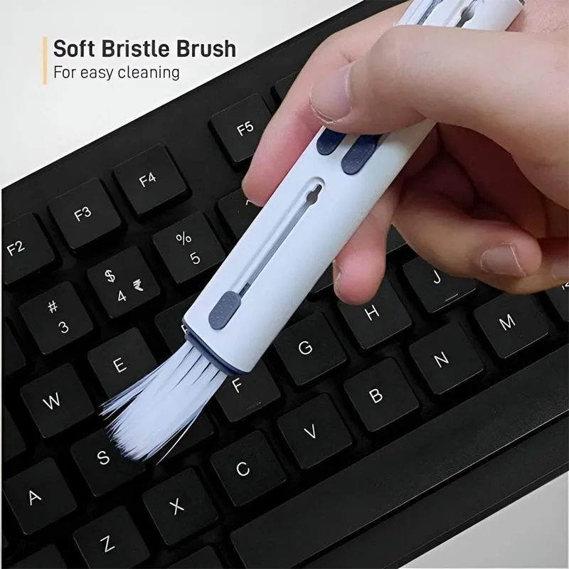 4-in-1 Earphone Cleaning Pen with Soft Bristle Brush for Earbuds