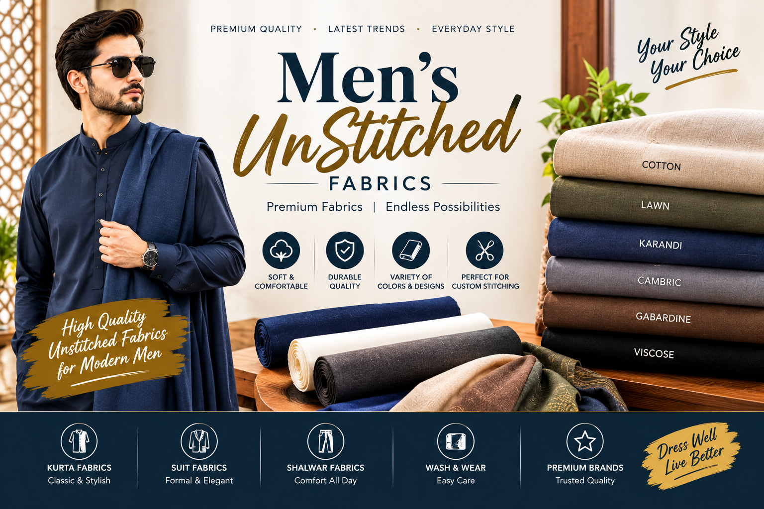 Men's Unstitched